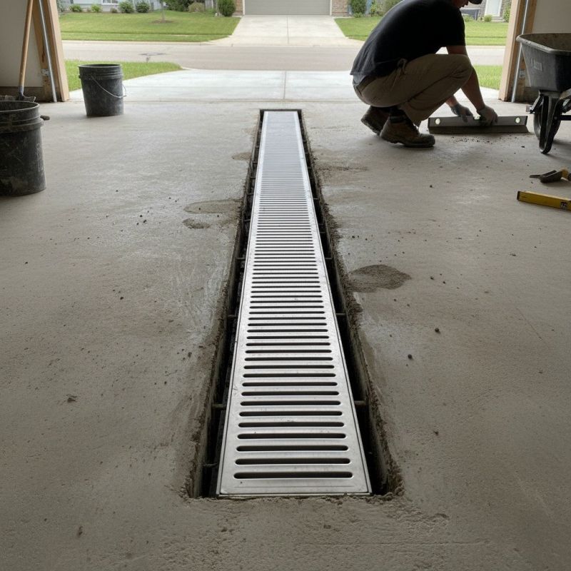 Driveway Water Drain Installation